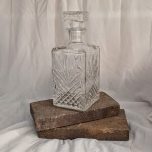 Carafe à spiritueux en verre moulé